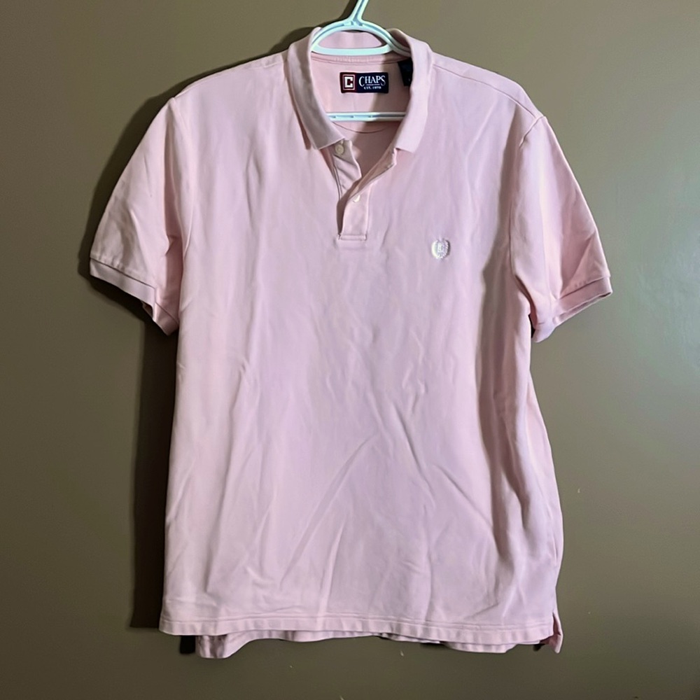 😄Pink golf polo crest cotton. B7